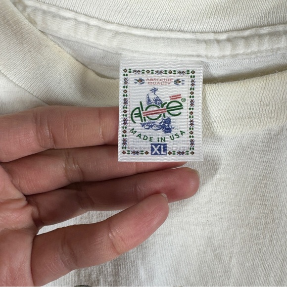 Vintage Ford Mustang Graphic T Shirt Cream Men’s XL Cars USA Made - Picture 6 of 16